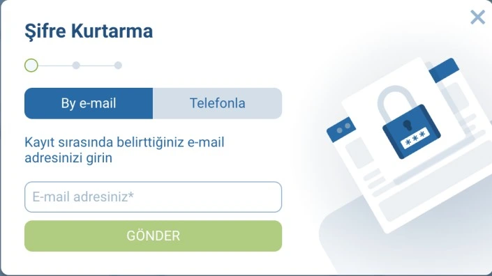 1xbet Azerbaycan giriş sırasında şifre sıfırlama yöntemleri